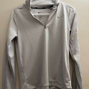Nike Light Gray Running Pullover